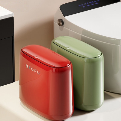 日本卫生间垃圾桶不脏手新款