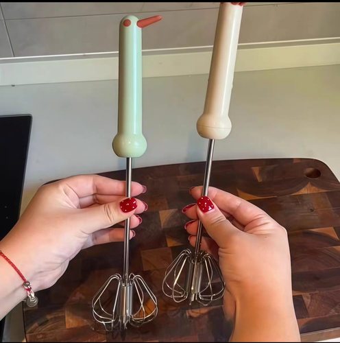 家用半自动打蛋器不锈钢搅奶油手动打发鸡蛋搅拌器食品级烘培工具