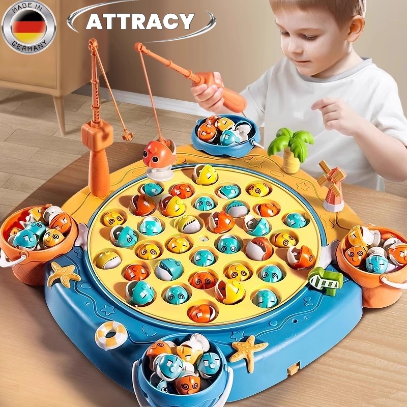 宝宝电动磁性钓鱼玩具儿童1一2岁3益智小孩两周半三男孩6女孩幼儿
