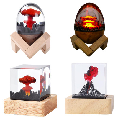 广岛之恋蛋形核爆蘑菇云小夜灯创