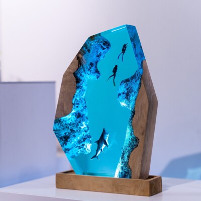 SHARKDIVER环氧灯树脂小夜灯树脂