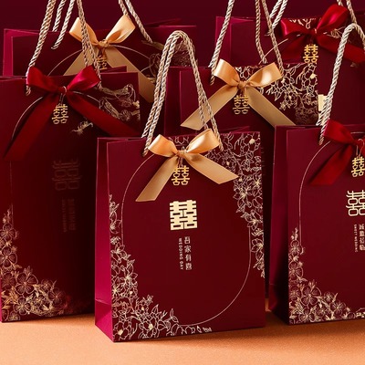 喜糖盒子高级感结婚专用手提袋2