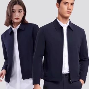 2025冬季羽绒服夹克行政年轻人干部男女公务员领导外套工作服定制