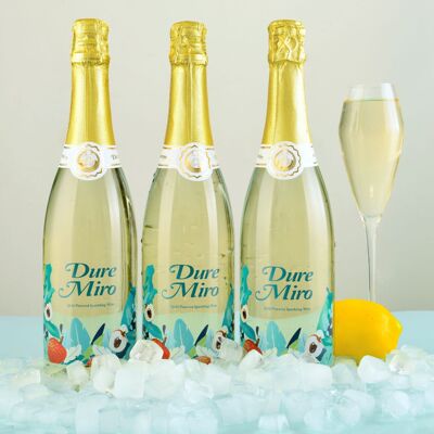 起泡酒低泡莫斯卡托甜白葡萄酒山竹荔枝冰果酒女士微醺甜酒晚安酒