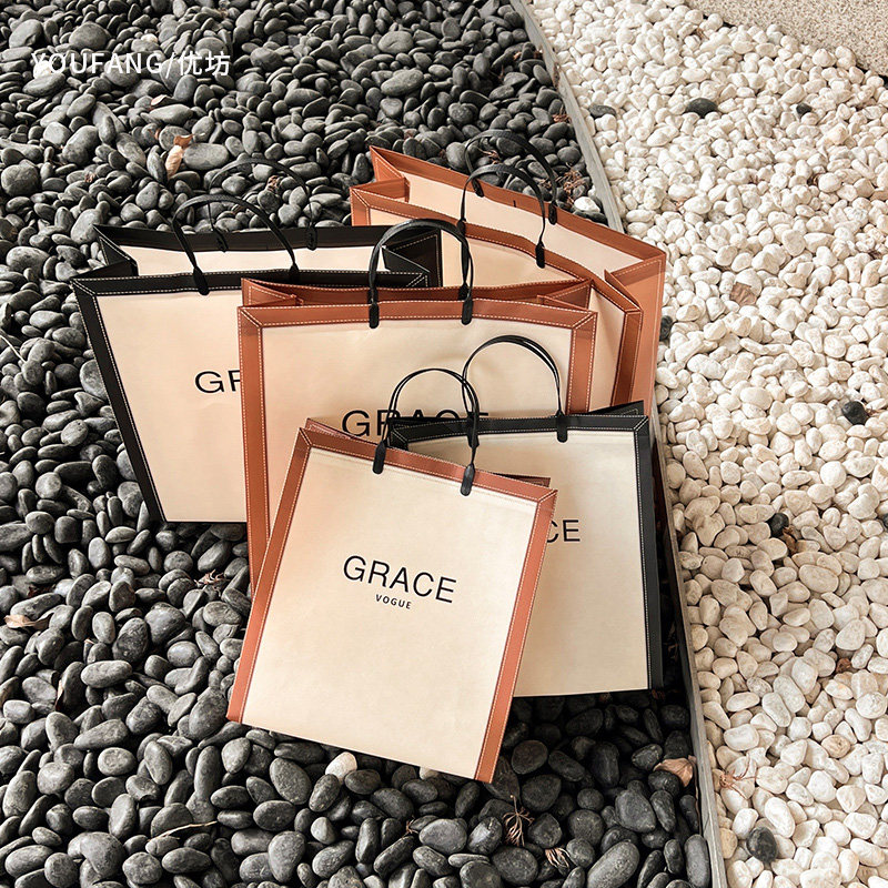 竖版无纺布高档服装店手提袋大号装衣服袋子外出时尚购物袋定制,包装,礼品袋/塑料袋,淘宝优惠券,粉丝福利购,淘宝优惠卷