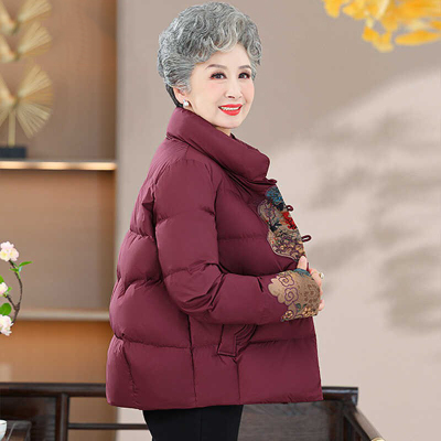 罗蒙2024新款中老年羽绒服