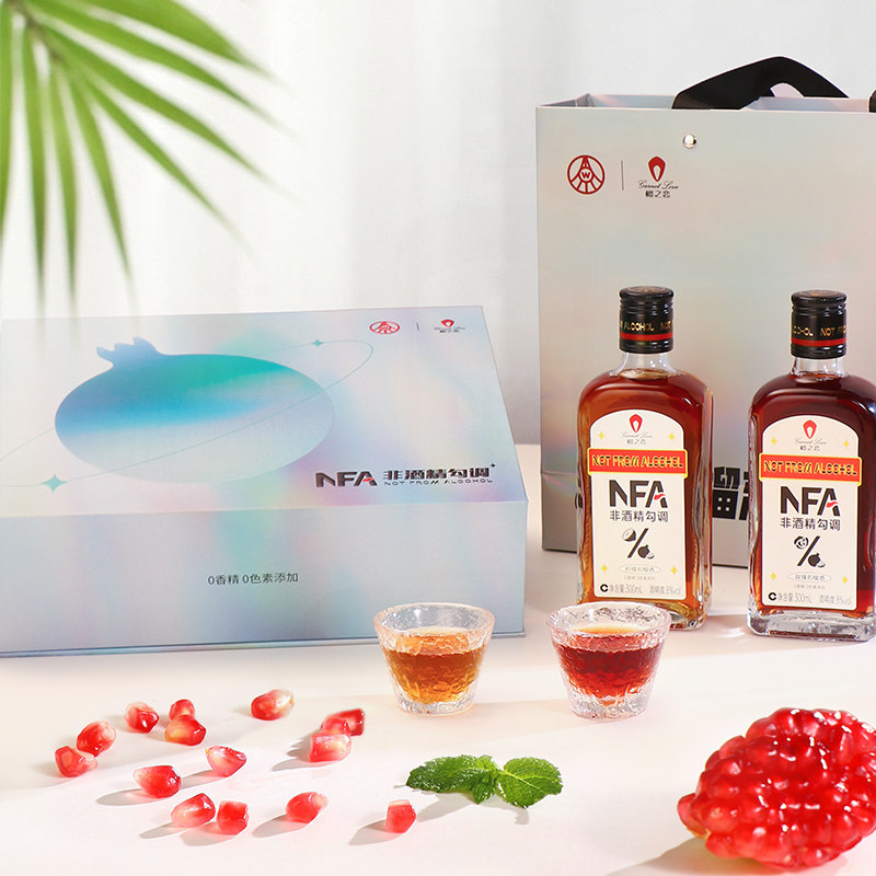 【央视网选】榴之恋鲜果酿造玫瑰柠檬双味石榴果酒0蔗糖春节送礼