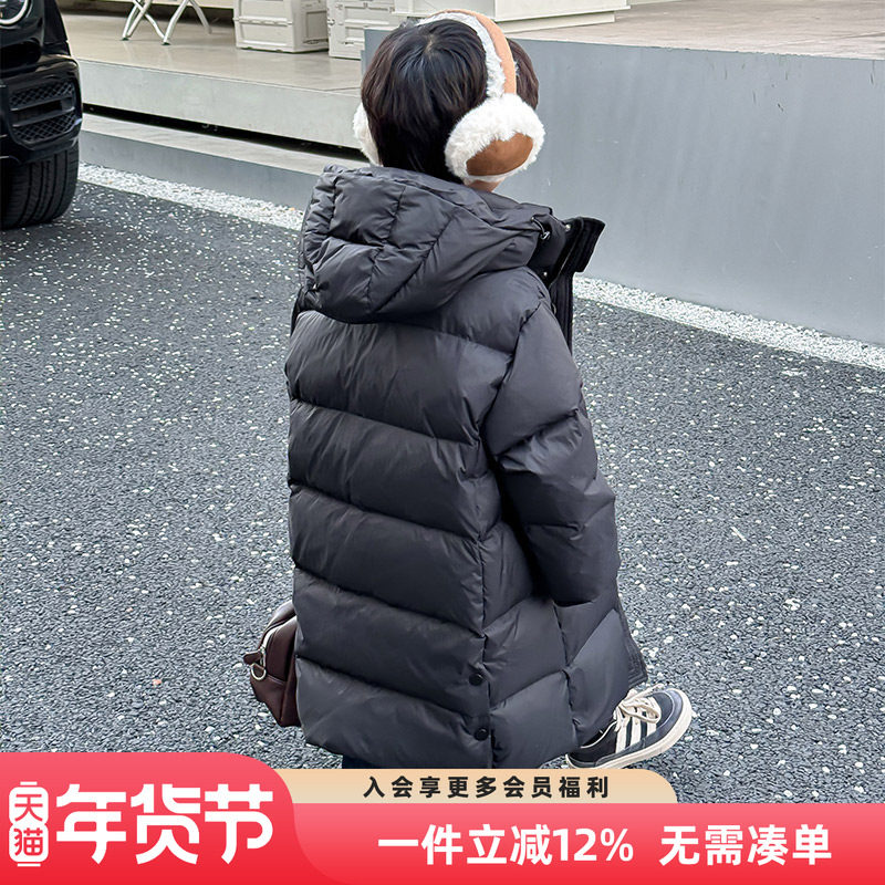 男童羽绒服冬季2025新款儿童男孩中长款冬装黑色外套冬季加厚保暖,童装/婴儿装/亲子装,羽绒服,淘宝优惠券,粉丝福利购,淘宝优惠卷
