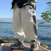 春秋款 2026春装 新款 男童裤 长裤 运动裤 儿童中大童男孩休闲裤 子卫裤