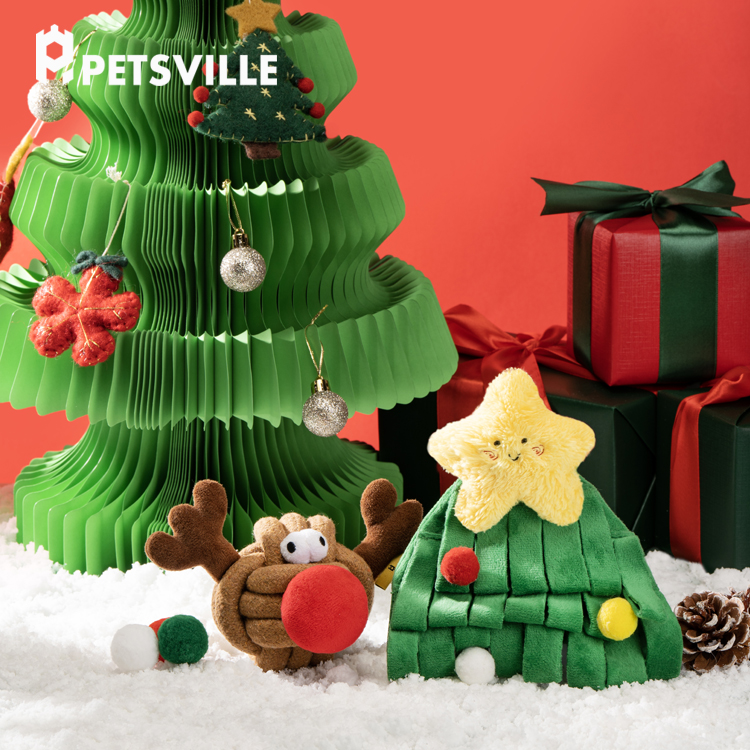 派思维藏食玩具球圣诞限定