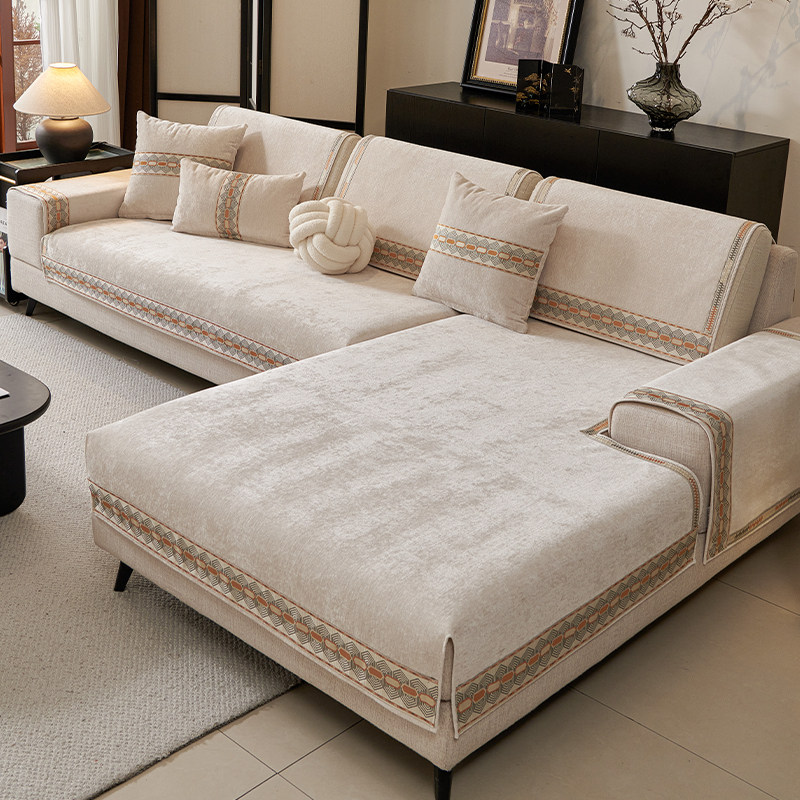 2025新款沙发垫四季通用三座一贵妃坐垫高级感防滑沙发盖布巾套罩,居家布艺,沙发垫,淘宝优惠券,粉丝福利购,淘宝优惠卷