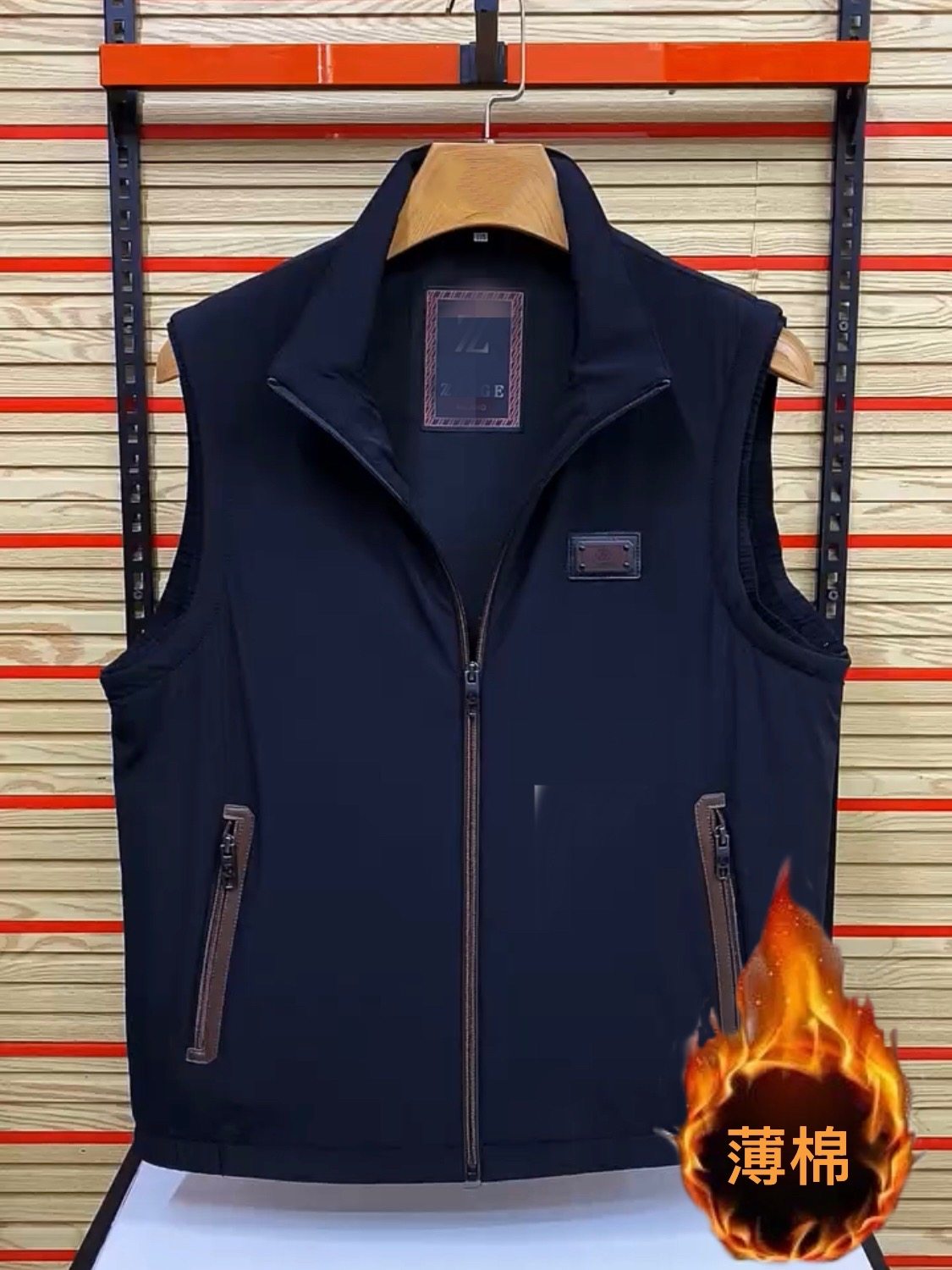 男士秋季立领薄棉马甲2025新款时尚潮流百搭青年气质休闲韩版坎肩,男装,常规马甲,淘宝优惠券,粉丝福利购,淘宝优惠卷