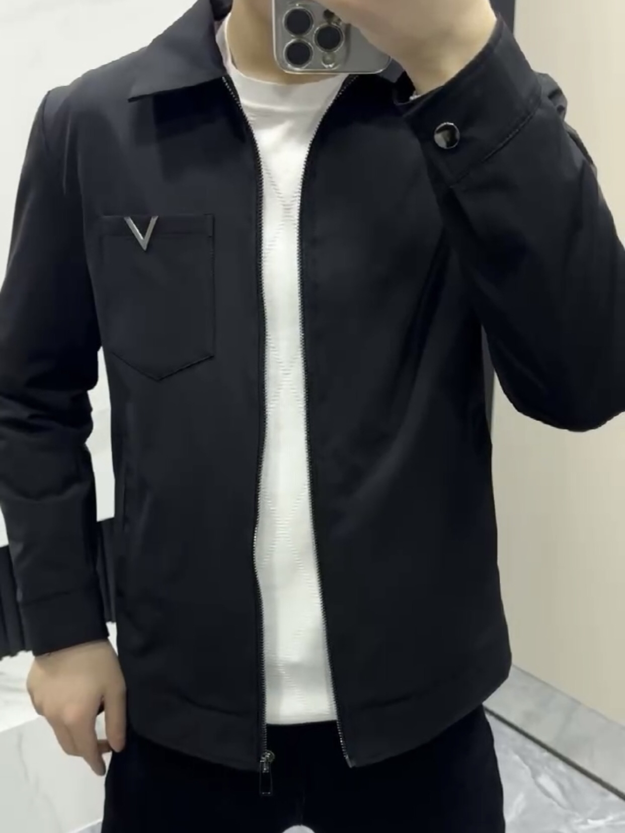 1535秋季款男士夹克时尚潮流休闲