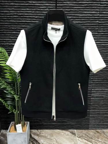 秋季立领坎肩无袖马甲男士2025潮