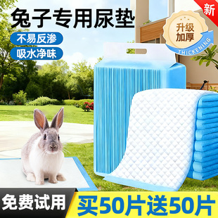 兔子尿垫除臭宠物兔粪便清理尿不湿兔笼子隔尿垫片一次性兔子用品