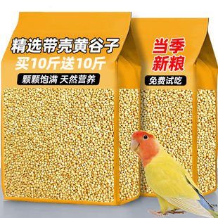鹦鹉鸟粮食黄谷子鸽虎皮饲料专用麻子八哥牡丹零食玄凤芦丁鸡当季
