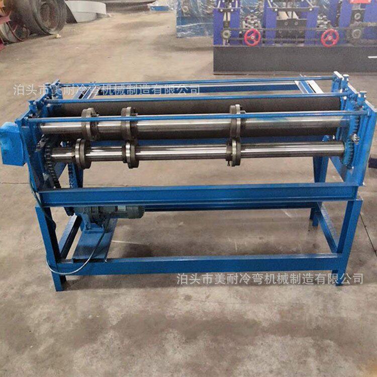 3米简易彩钢分条机 铁板纵切分条机彩钢附件双排分条机