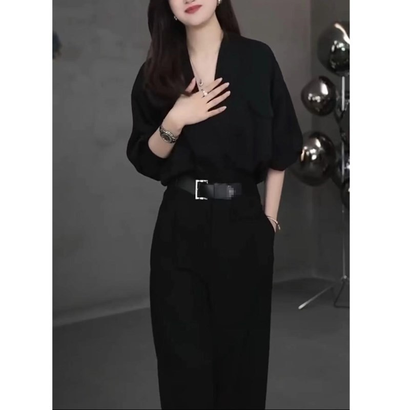 日本cherry kitty春季新款气场强大女装酷飒拽姐欧货高级套装潮