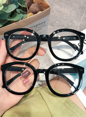 日本cherry kitty小福贵眼镜框箭头米钉眼镜架圆框平光镜