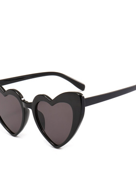 日本cherry kitty新款时尚爱心太阳镜 刘嘉玲墨镜女 渐变色心形