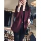 洋气紫红色西装 新款 外套小个子职业上衣女 kitty秋季 日本cherry