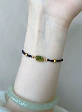 日系Cherry Kitty新中式宫廷风貔貅转运珠手链女vintage国潮百搭