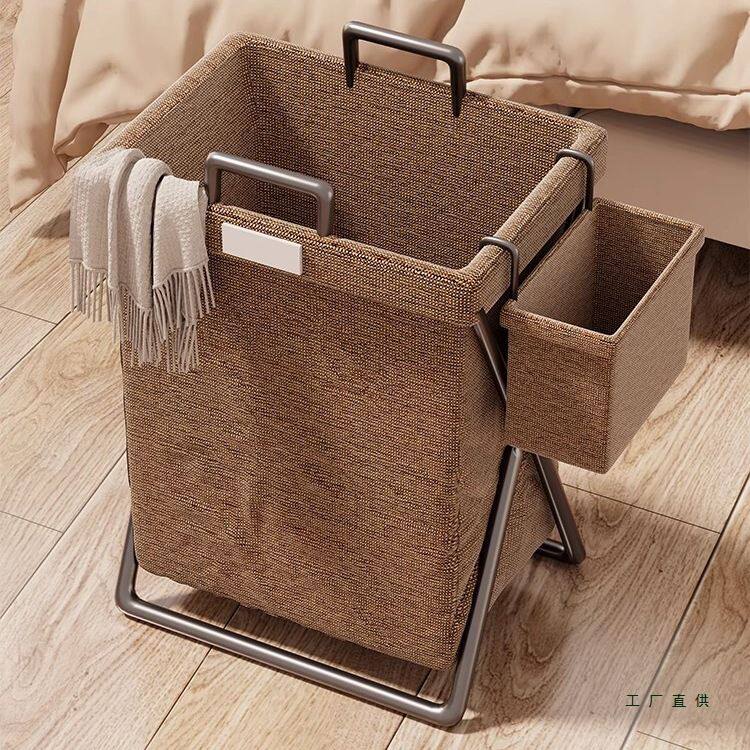 床边晚上放衣神器可折叠家用脏衣服收纳筐浴室洗衣篮大容量脏衣篓