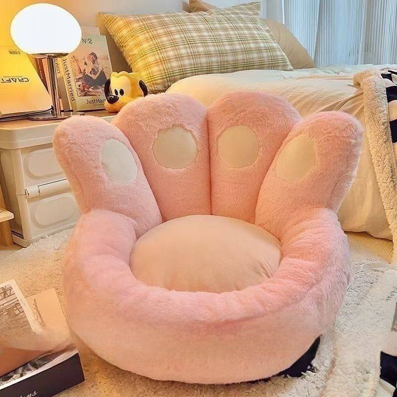 猫爪坐垫地上一体榻榻米坐墩蒲团办公室飘窗家用垫子宠物猫狗窝