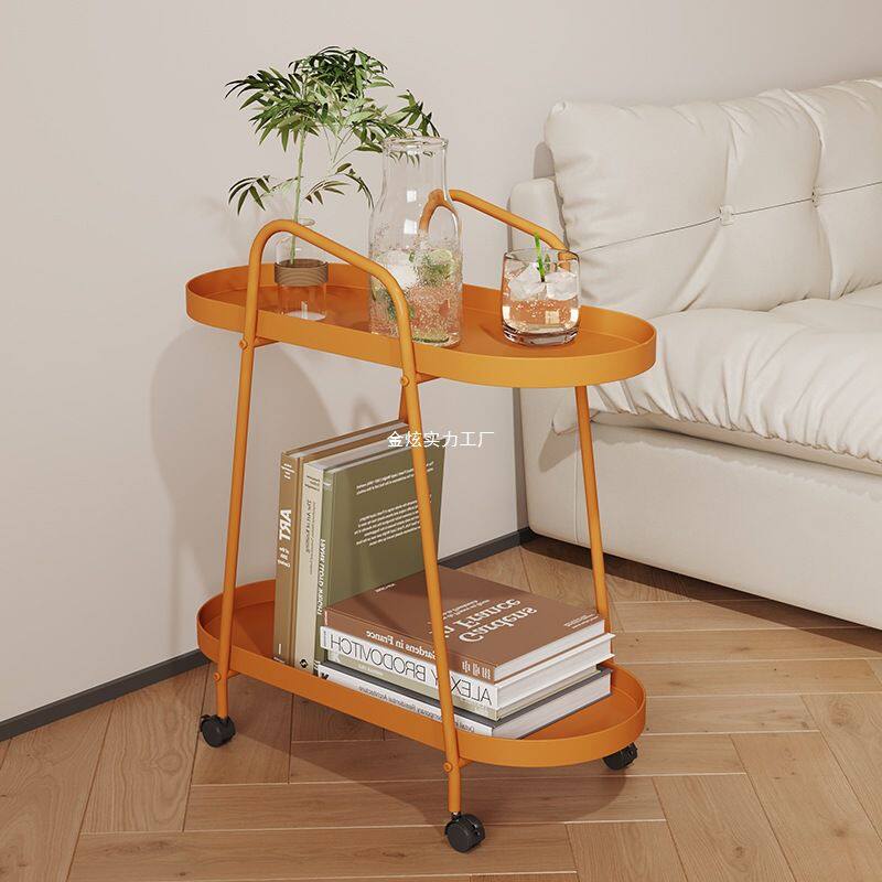 可移动摆放植物架子小推车置物架网红阳台铁艺花架客厅多肉盆栽架