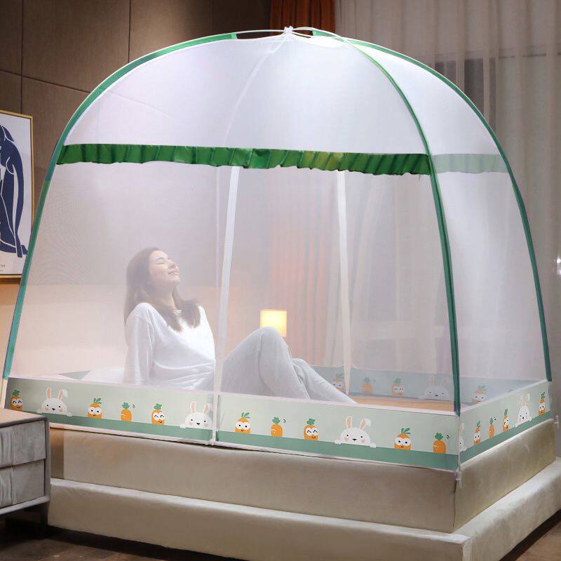 免安装蒙古包蚊帐无需支架家用2021年新款儿童防摔可折叠学生宿舍