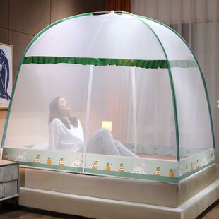 免安装蒙古包蚊帐无需支架家用2021年新款儿童防摔可折叠学生宿舍