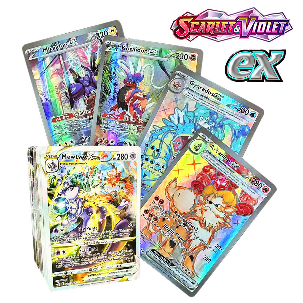 2023 New Holographic Pokemon Cards Board Game V Star Vmax EX