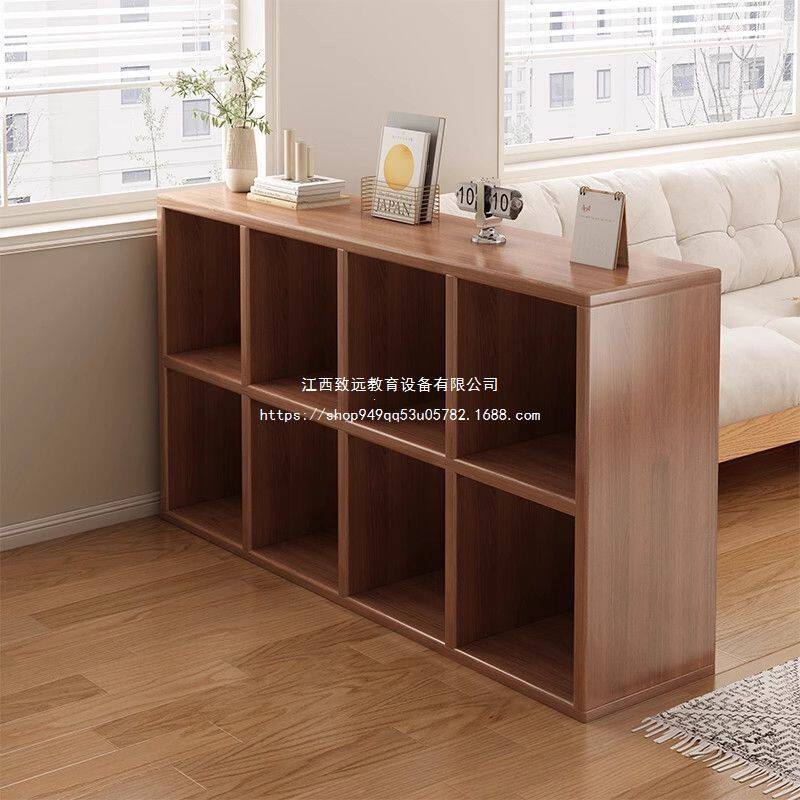 书架置物架落地格子柜书柜家用自由组合收纳柜八格柜矮柜子储物柜