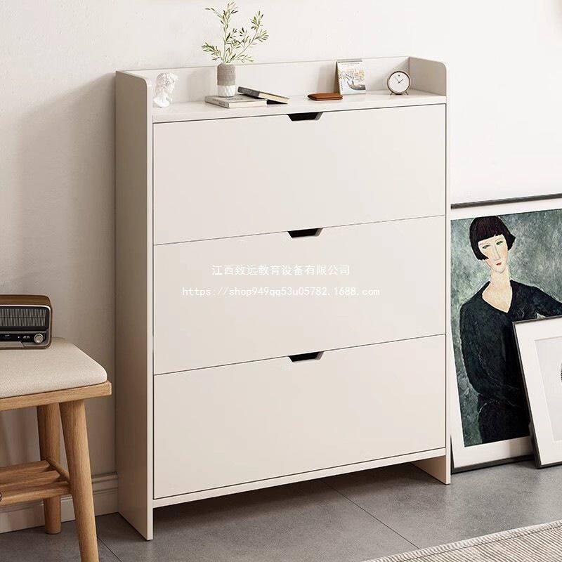 现代翻斗鞋柜家用进门口入户小鞋柜小户型新款鞋架子板材北欧风