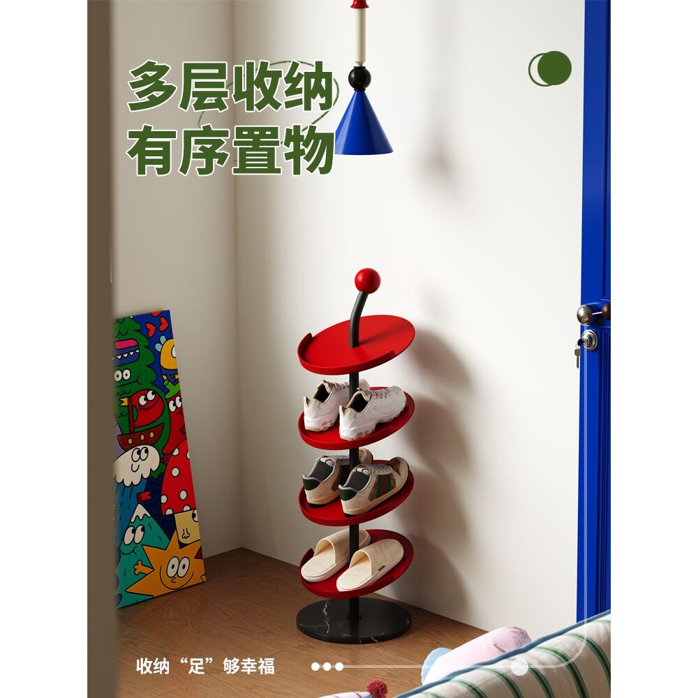 2025新款鞋架家用门口多层入户宝宝儿童窄小简约高级感小型省