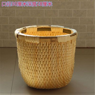 农家纯手工柳条芭斗 柳筐 柳匾 竹筐 簸箕 米萝竹篮 收纳柳条笆斗