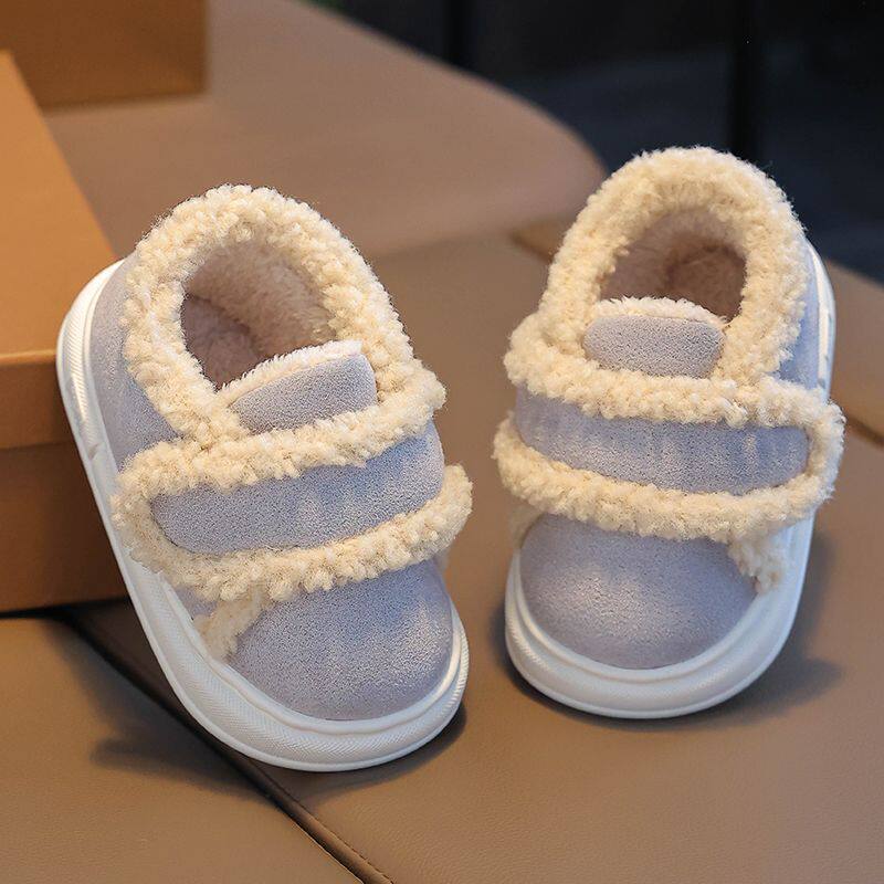 宝宝包跟室内棉鞋儿童加厚保暖居家冬季女童新款可外穿鞋子男棉鞋