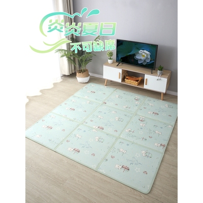 日式凉席地垫可折叠藤编榻榻米地毯夏季客厅卧室儿童爬行垫午睡垫