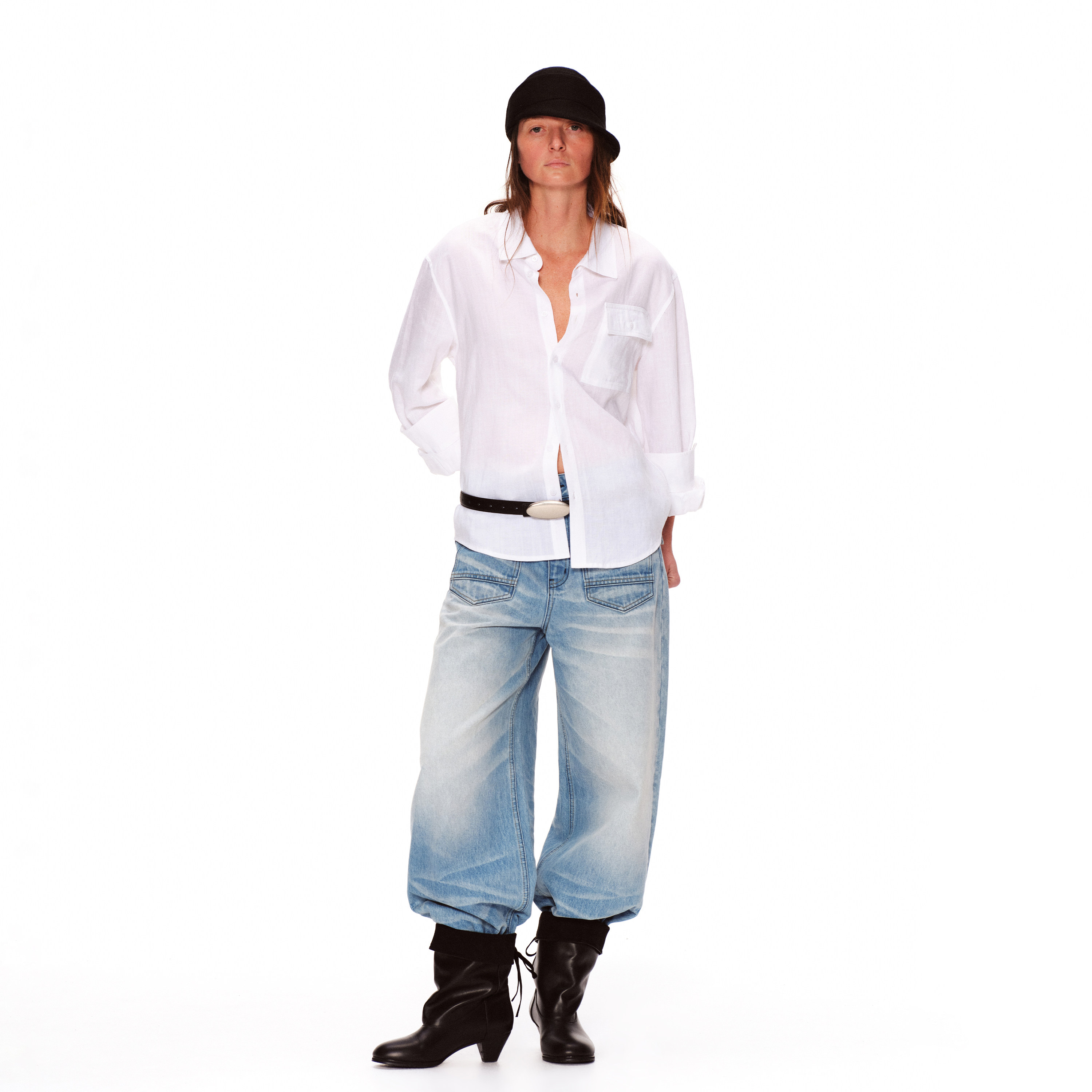 【1.23上新】莱赛尔卷袖设计白色长袖衬衫女春微宽松翻领衬衣上衣,女装/女士精品,衬衫,淘宝优惠券,粉丝福利购,淘宝优惠卷