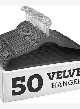 Non slip velvet clothes hanger dress Coat Hanger holder rack