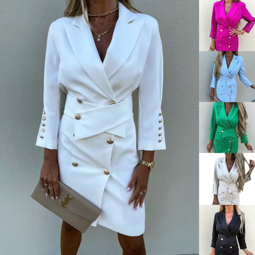 women's cross-border suit collar slim fit slim jacket