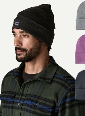 日代正品patagonia巴塔哥尼亚针织帽男女同款日常户外休闲33431