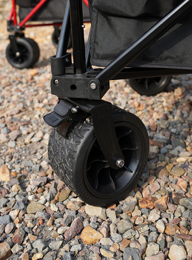 Areffa户外露营车大号折叠大轮车轮野营大容量手拉车大号轮子新款