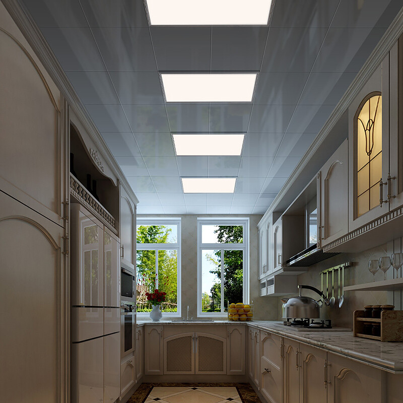 集成吊顶led灯300x600厨房卫生间灯铝扣板嵌入式30x30x60平30x60|