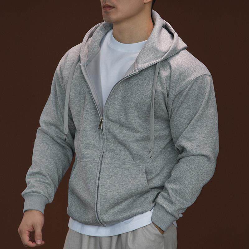 BARBRO新款卫衣外套男连帽韩版秋款宽松薄款百搭上衣休闲外套男款