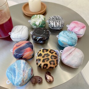 Zebra Earbuds Case Marble Samsung Leopard for Galax Texture