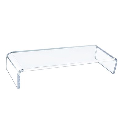 Acrylic Computer Monitor Riser Desktop Stand for Flat Scree