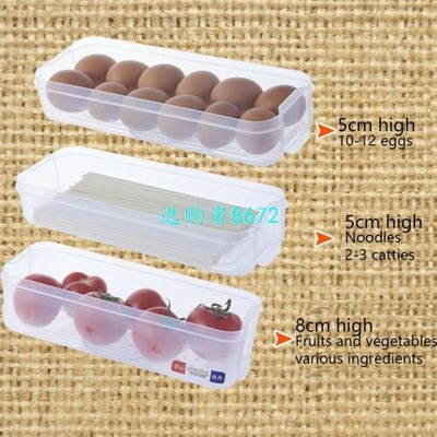 Fridge Storage Box Food Fruit Clear Container Organizer Case