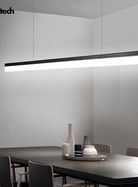 Linear Bar LED ube Chandelier Office Front Desk Ceiling Hang