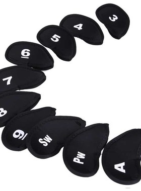 10Pcs/Pack Golf Club Iron Putter Head Cover Head Covers Prot